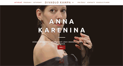 Desktop Screenshot of divadlokampa.cz
